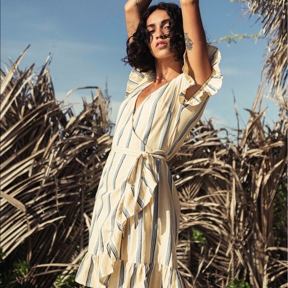 🔆BILLABONG🔆 WRAP AND ROLL WRAP DRESS - Picture 7 of 16